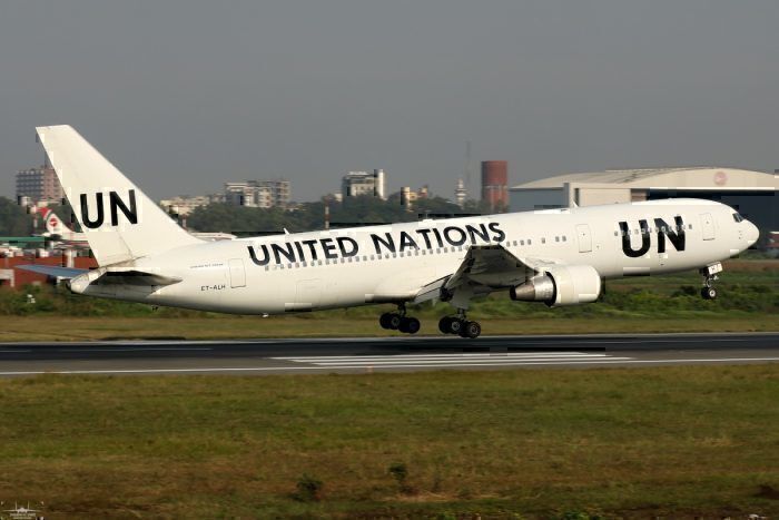 United Nations plane