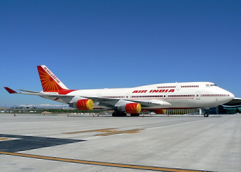 Air India 747 Parked