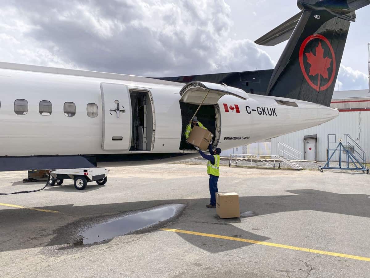 Air Canada Express converted Dash 8 cargo