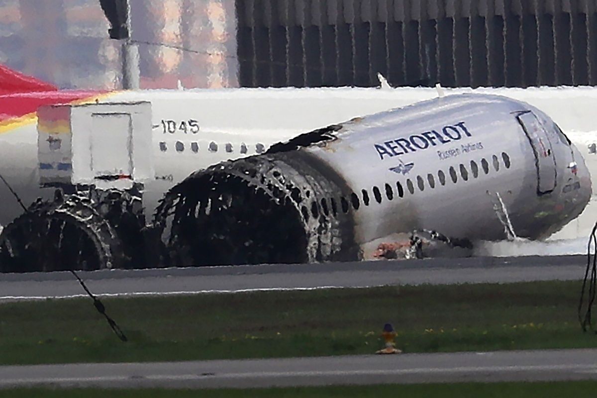 Aeroflot, SJ100 Crash