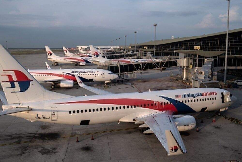 Malaysia Airlines grounded