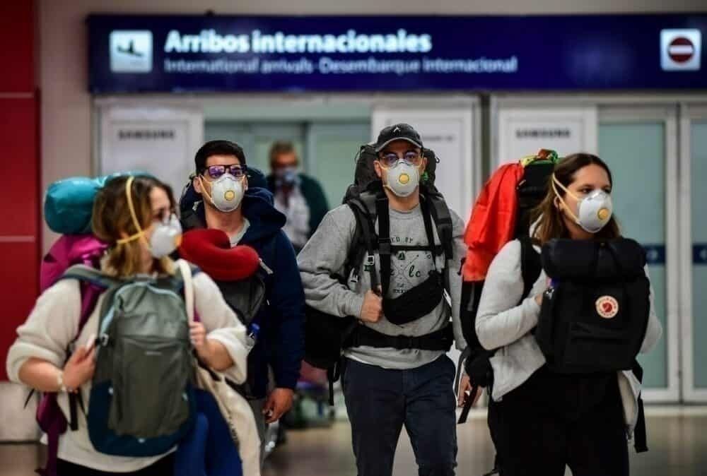 Face masks Argentina passengers