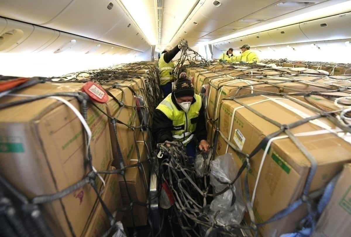 cargo passenger plane interior