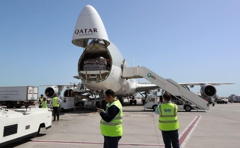 Qatar Airways, Boeing 747, Freight