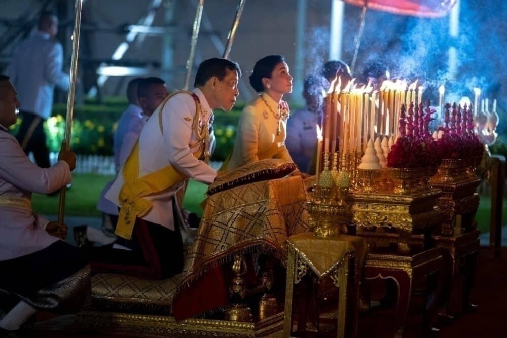 Queen Suthida and King Vajiralongkorn