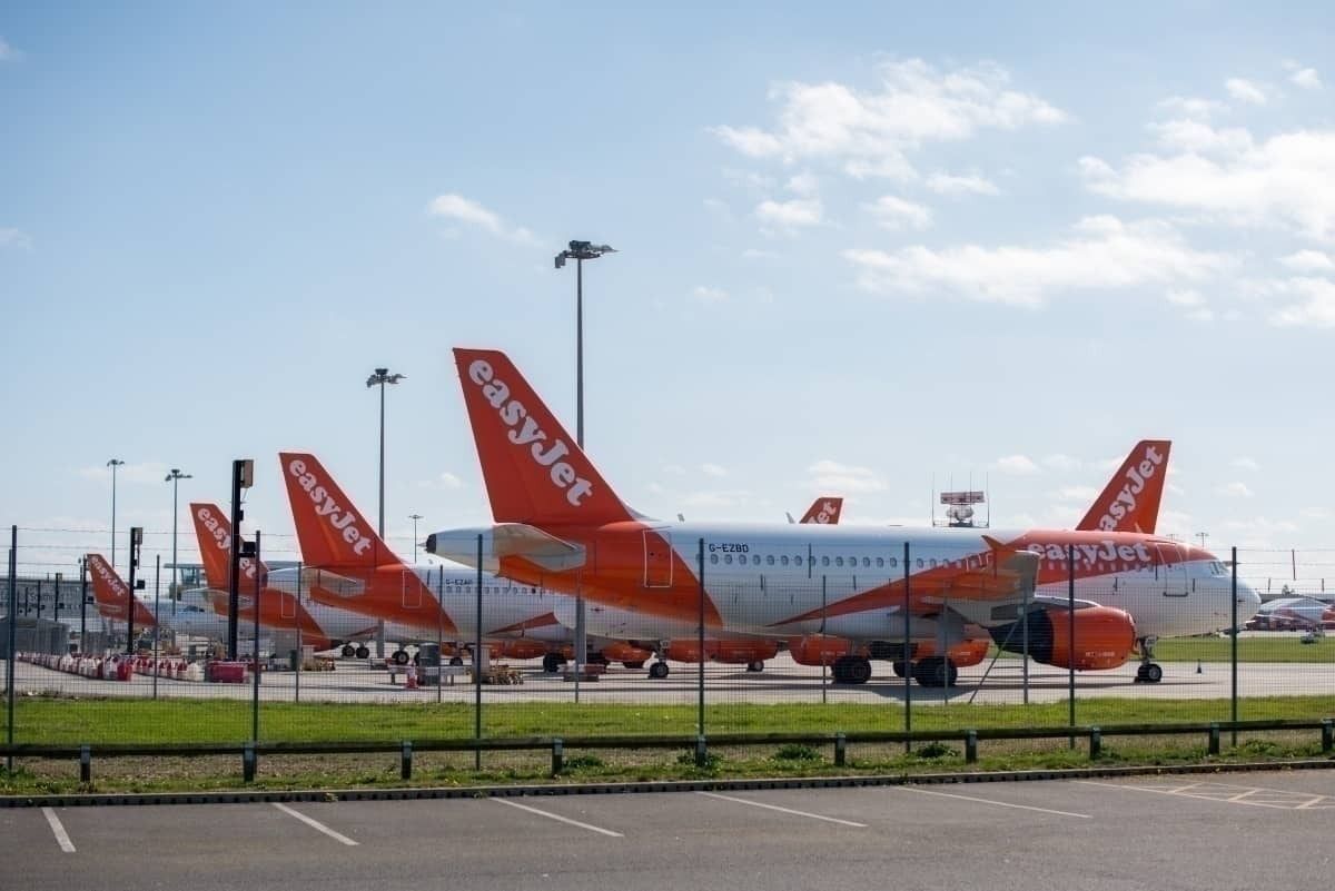 easyJet grounding grounded aircraft
