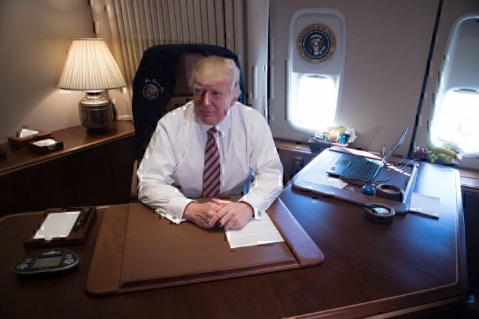 president trump air force one getty images