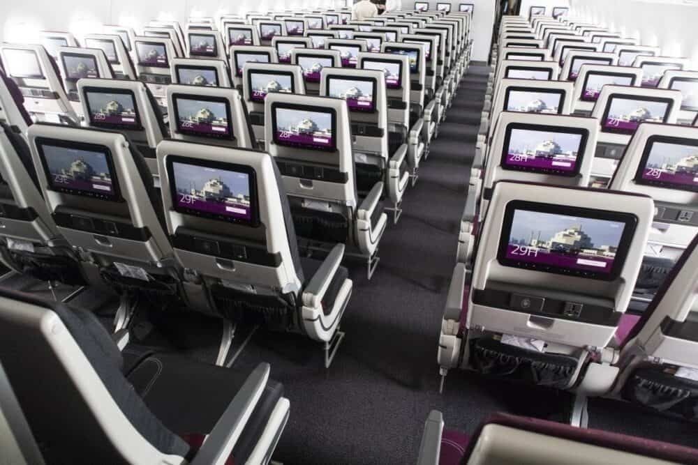 Qatar Airways A350 cabin