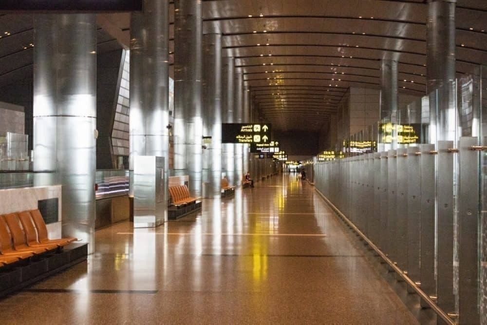 Doha Airport empty