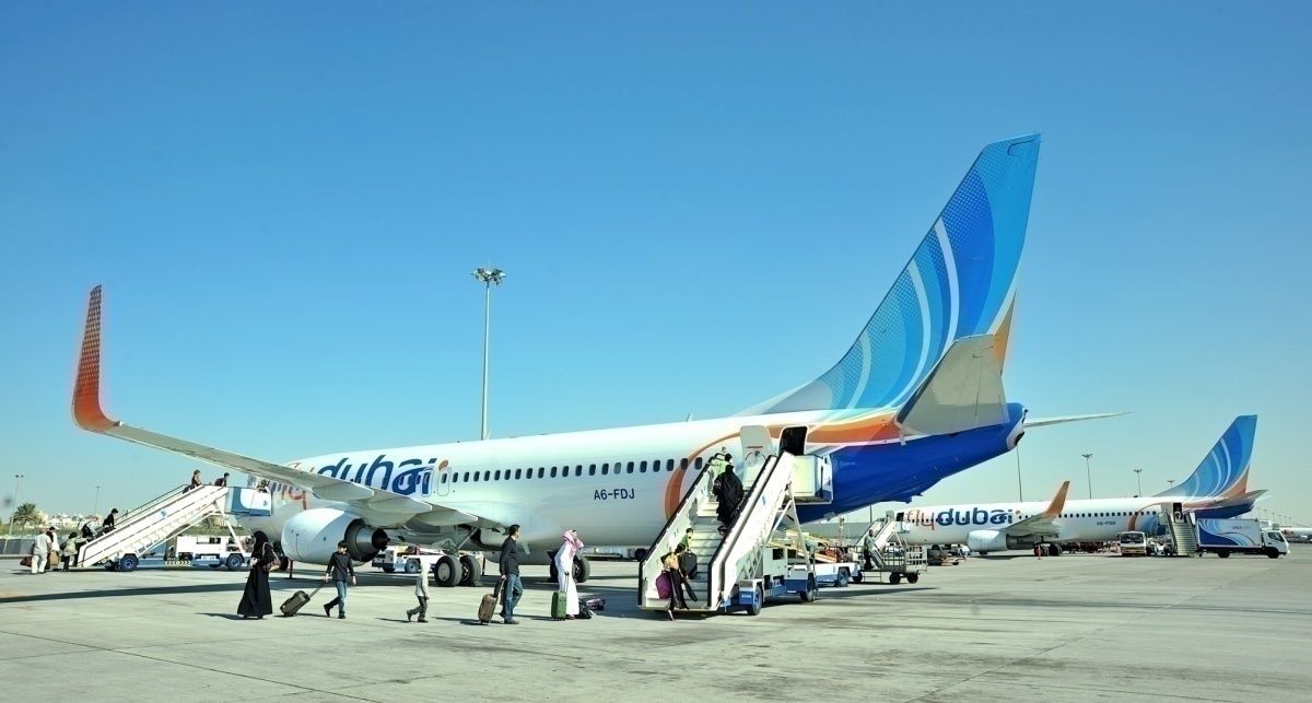 flydubai aircraft on tarmac