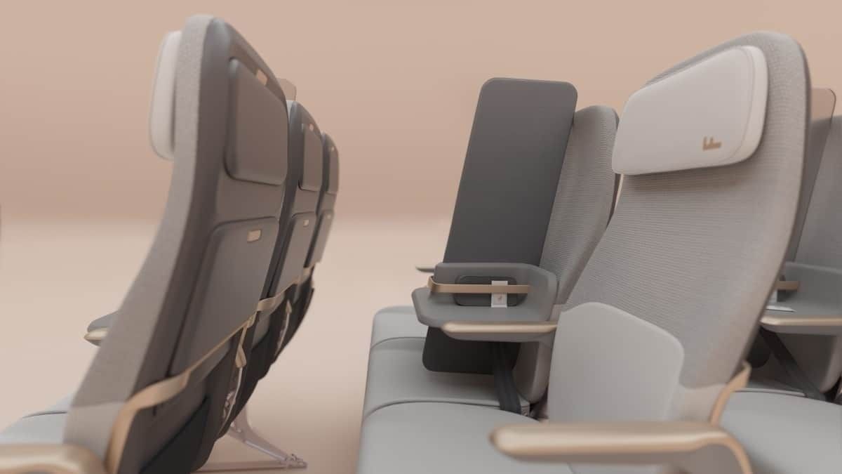 Middle seat privacy screens