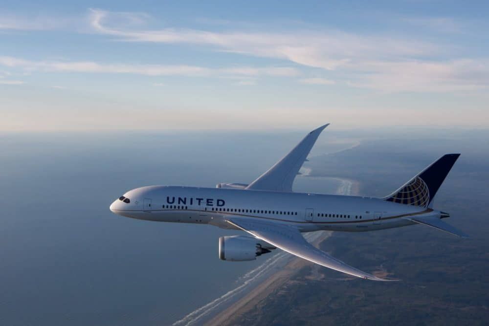 United Airlines 787 aircraft