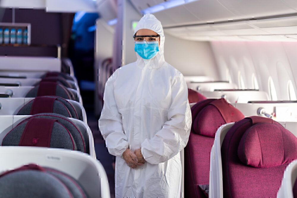 Qatar Airways, Face Masks, Cabin Crew PPE