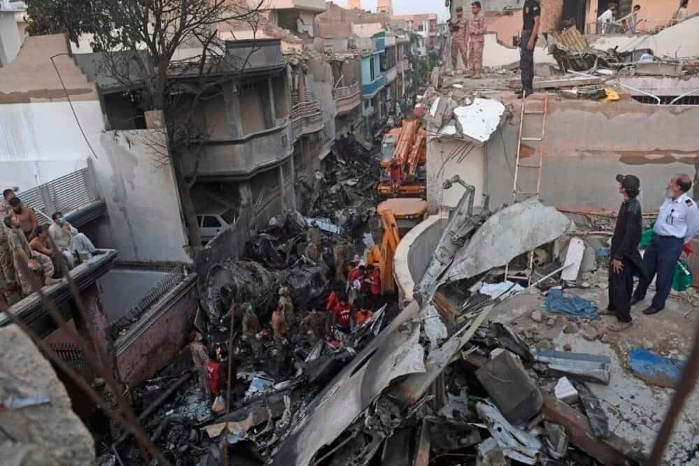 PIA crash Karachi