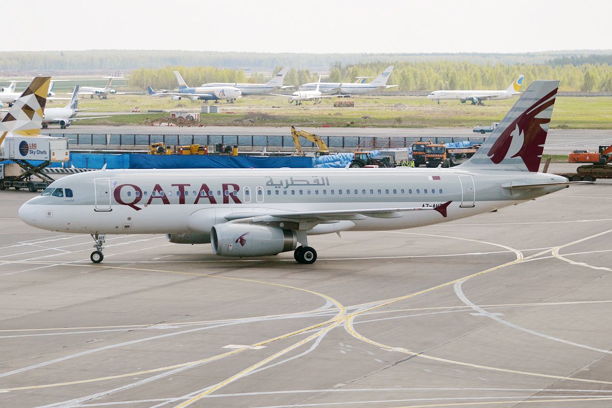 Qatar Airways A320 in Dubrovnik Croatia
