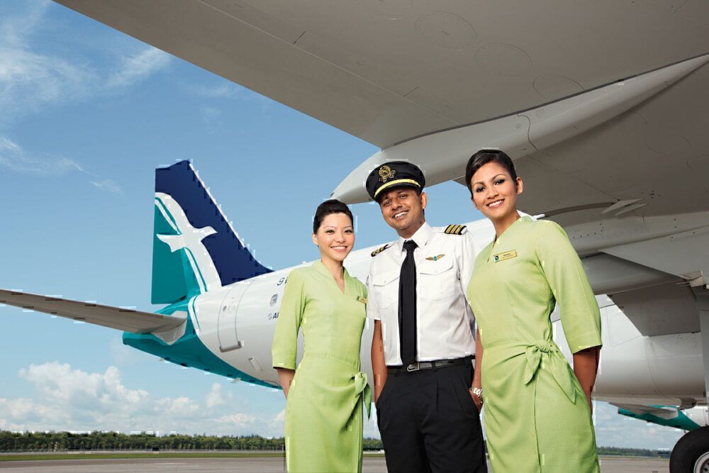 Silk Air Flight and Attendants