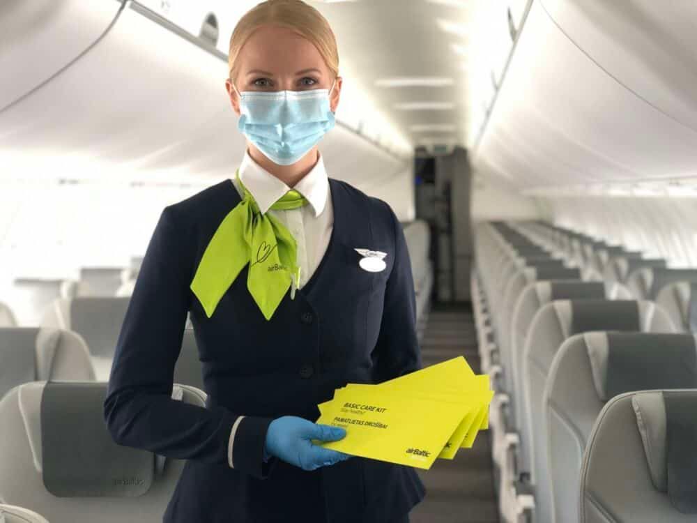 airBaltic, masks, new normal