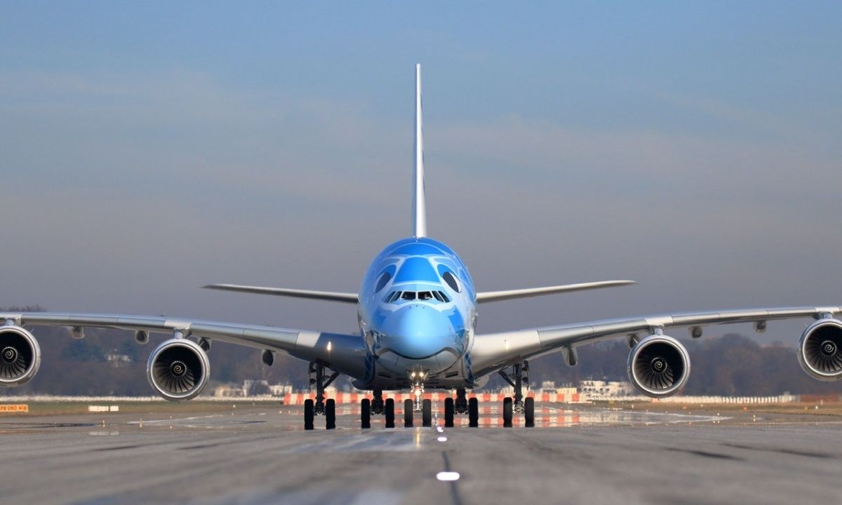 ANA A380 Blue