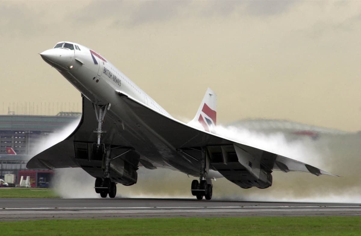 BA concorde take off