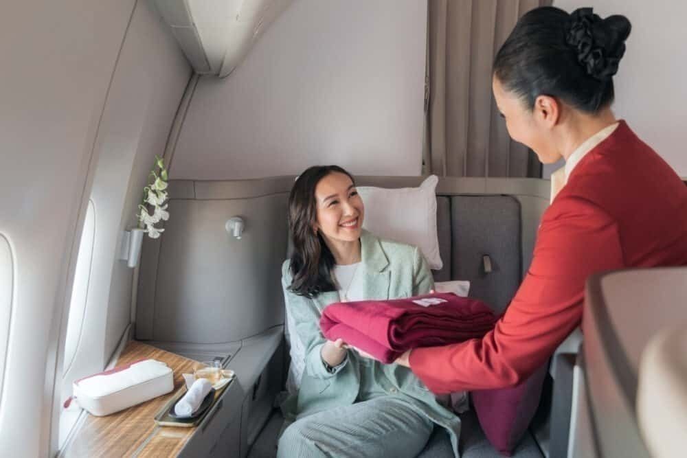 Cathay Pacific’s first class seats