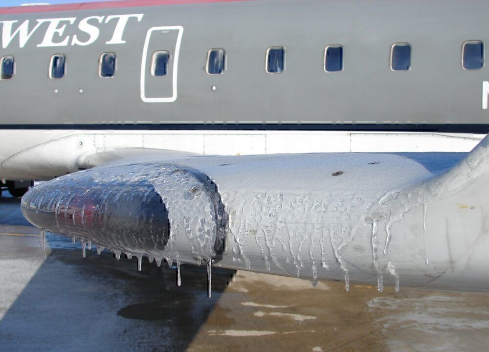 Ice on wing
