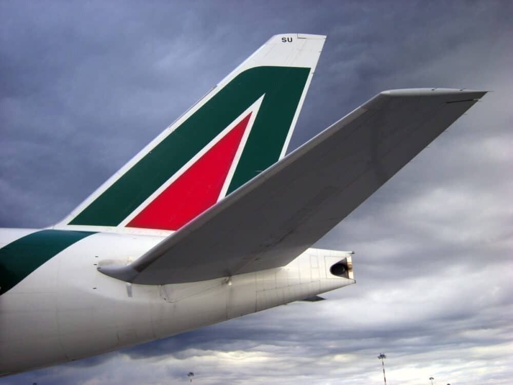 Alitalia Aircraft Tail