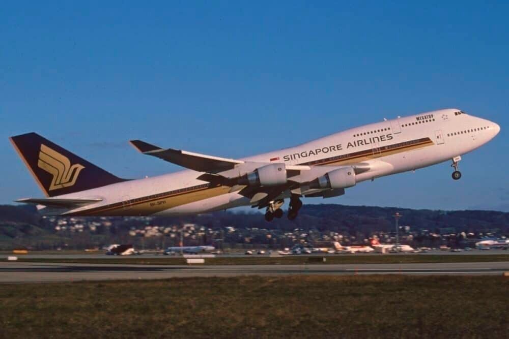 Singapore Airlines 747