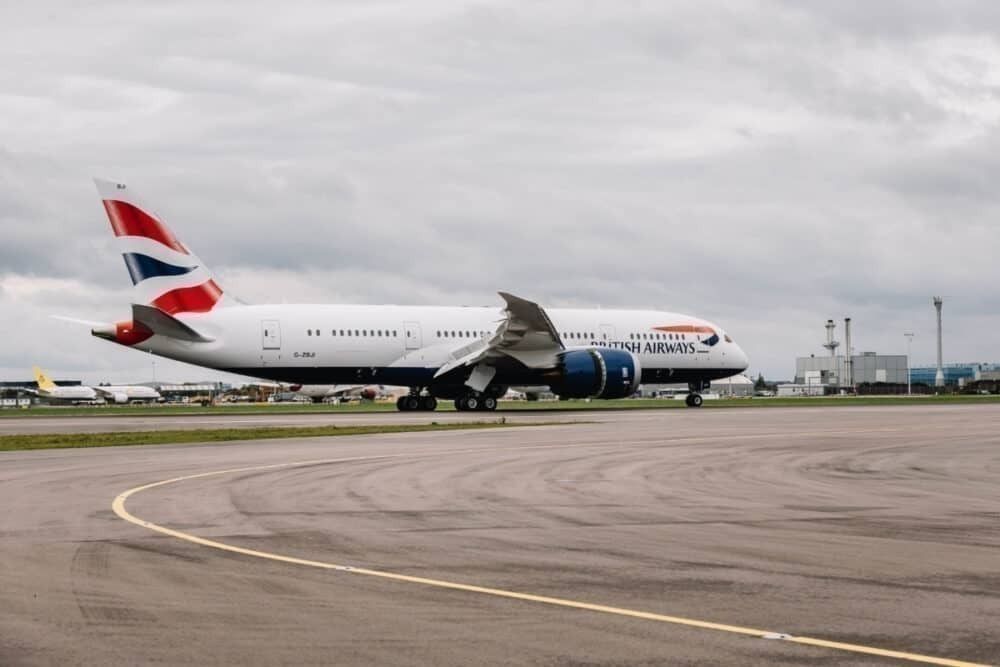 British Airways 787 Heathrow