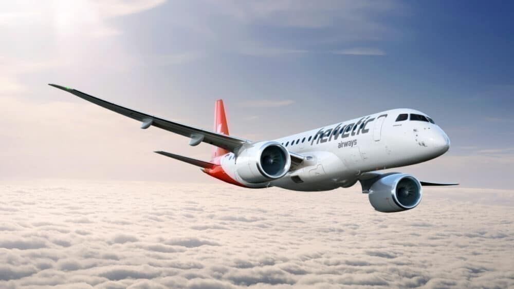 Helvetic Airways' E2 Transatlantic Delivery Set A Record