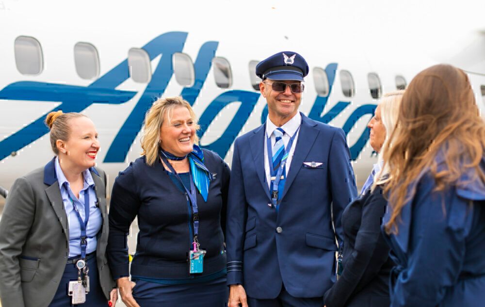 Alaska Airlines staff
