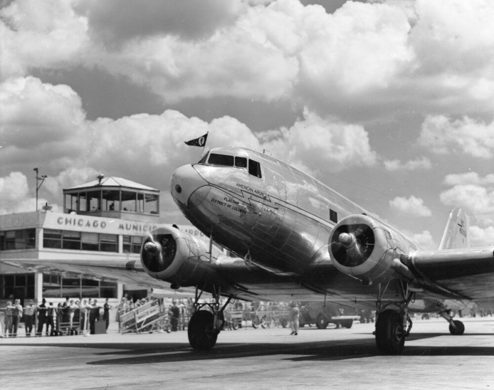 American Airlines Douglas DC-3 Getty