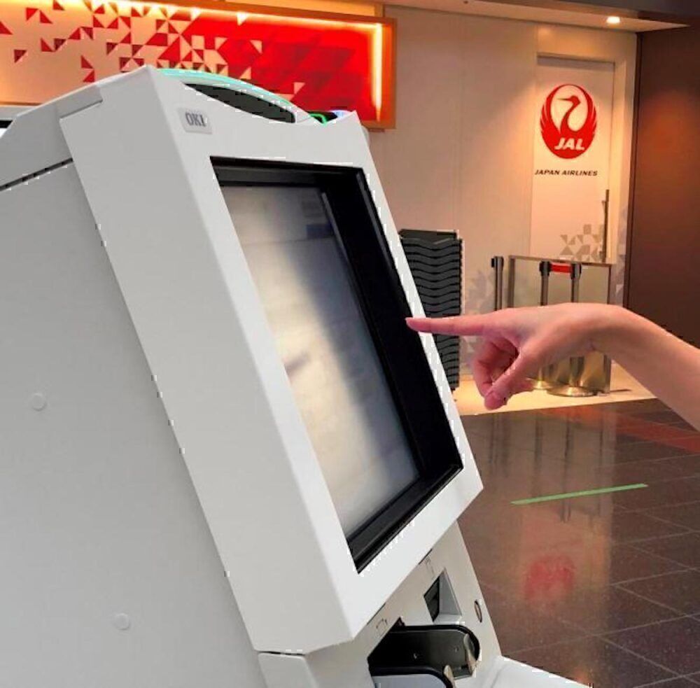 Japan Airlines JAL Contactless Kiosk Systems