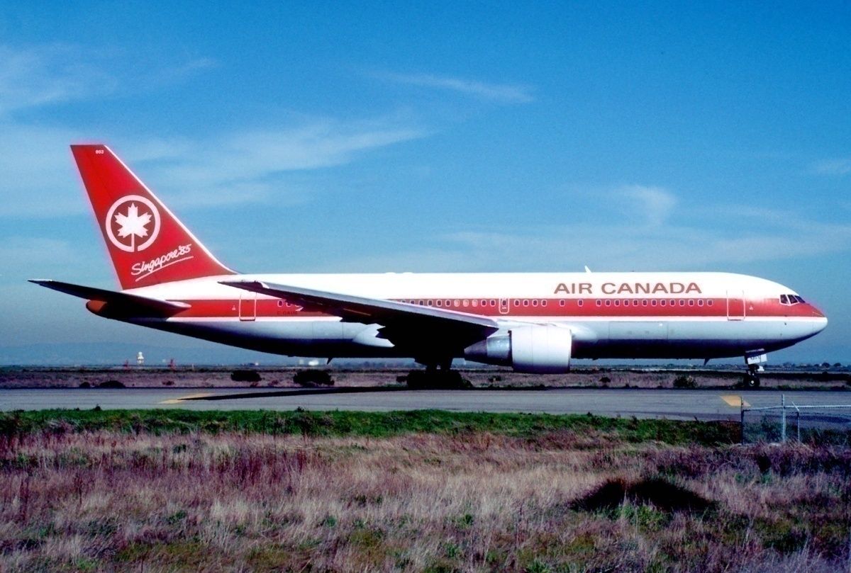 Air Canada Boeing 767-233; C-GAUN@SFO;17.02.1985