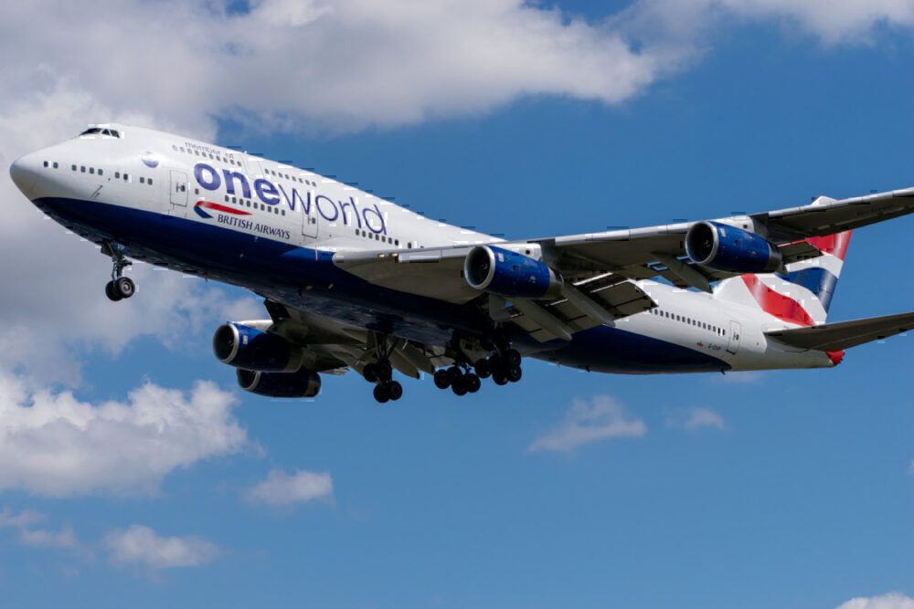 British Airways, Boeing 747, Delivery Flight