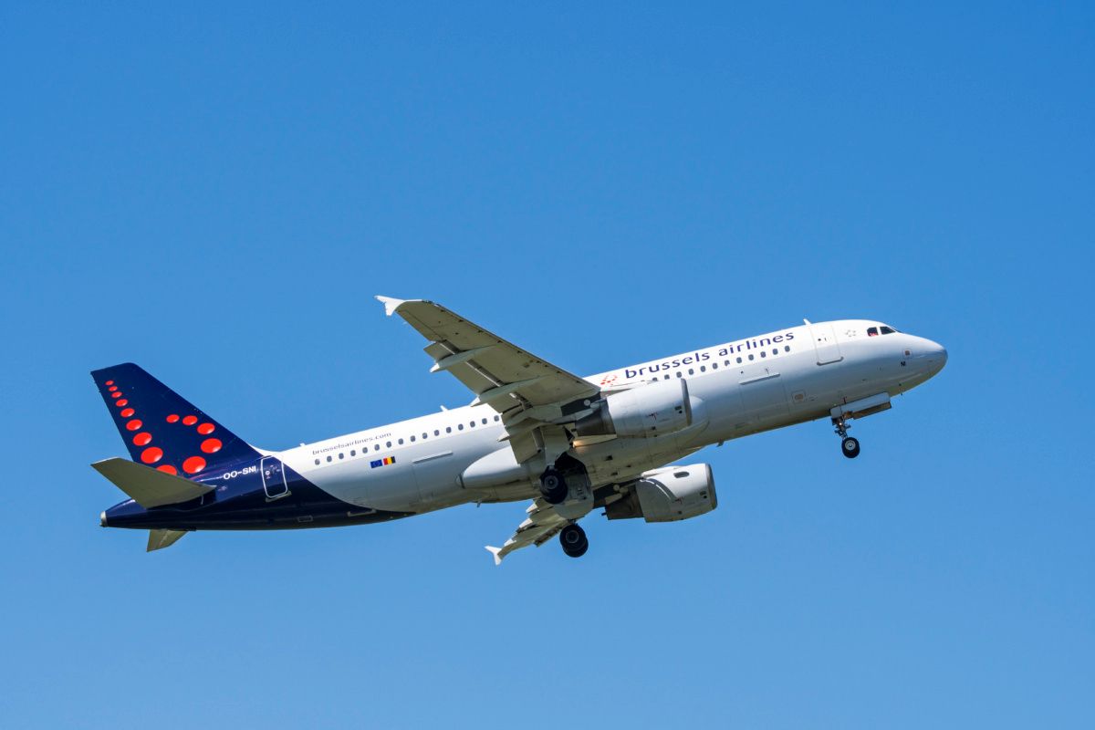 Brussels Airlines Airbus A320-214.Getty