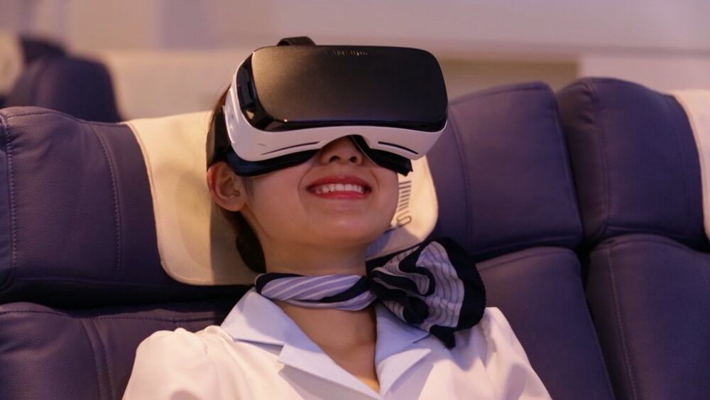 VR on First Airlines