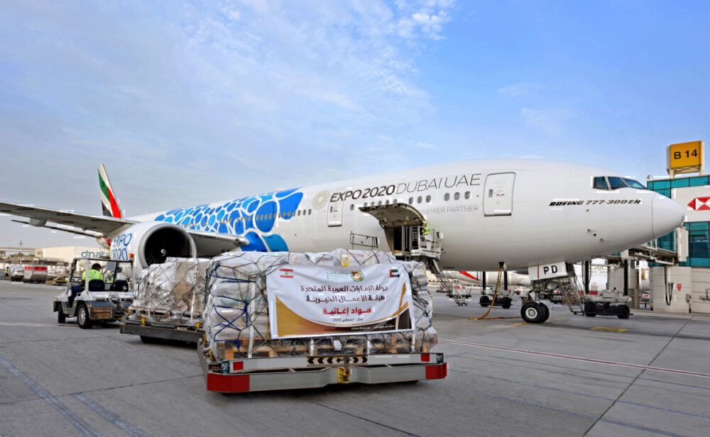 Emirates, Aid Flights, Beirut
