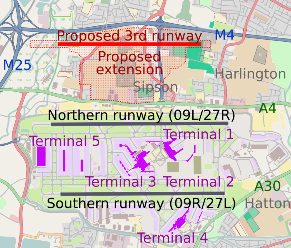 Heathrow third runway plan