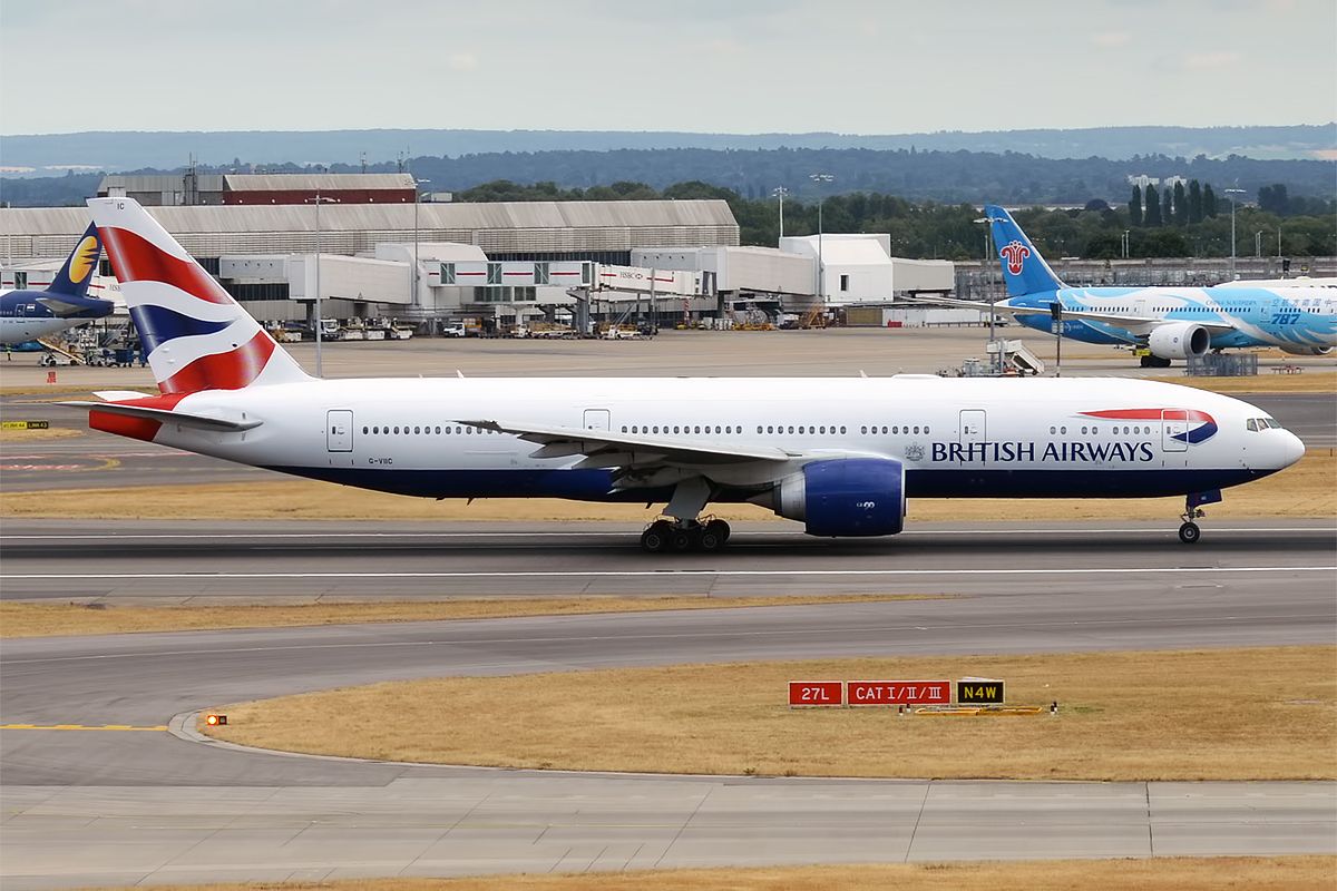 British Airways Boeing 777 Declares Emergency And Dumps Fuel
