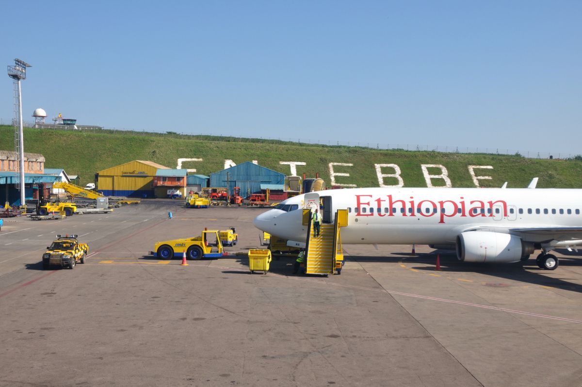 Ethiopian at Entebbe International Airport