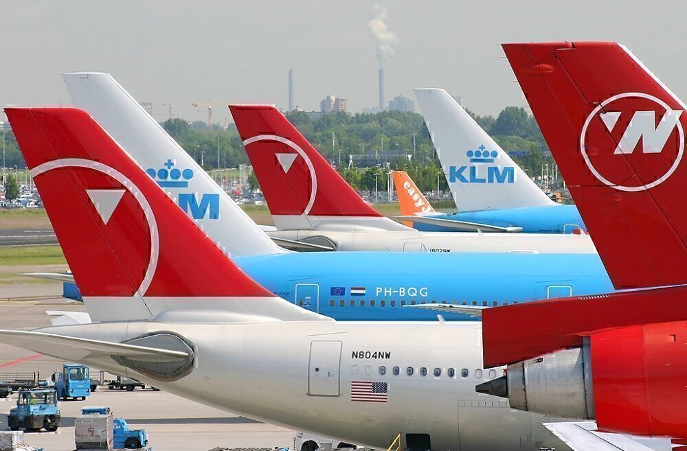 NWA and KLM Tails