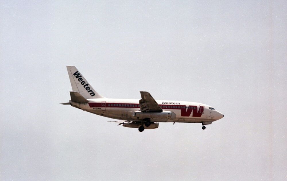Western Airlines Plane