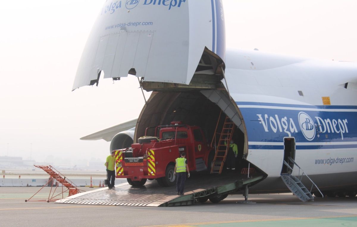 Volga Deneper Plane and Truck