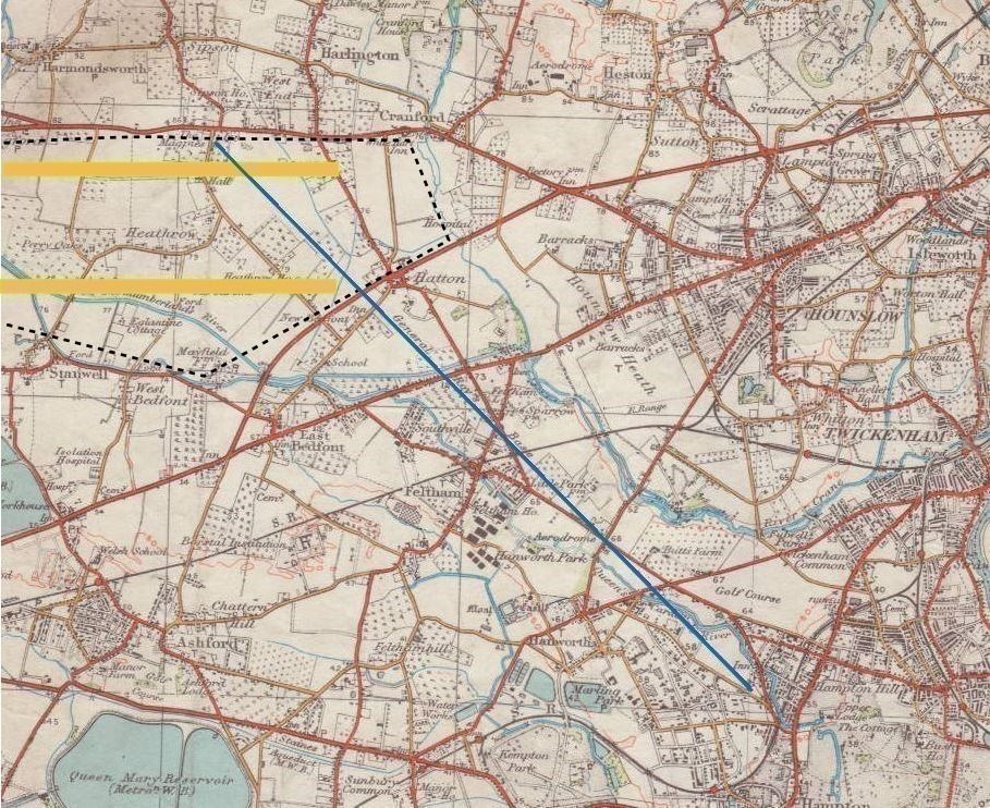 Heathrow OS map 1930s