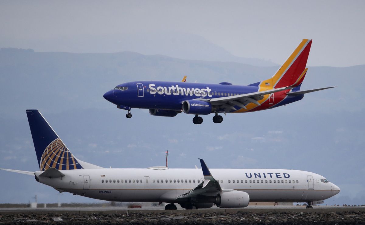 US Airlines United and Southwest Getty