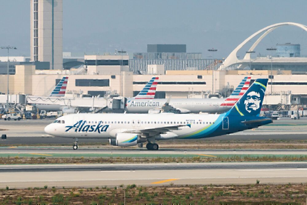 Alaska Airlines Getty LAX