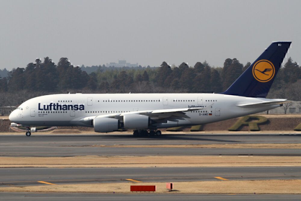 Lufthansa A380 Tokyo