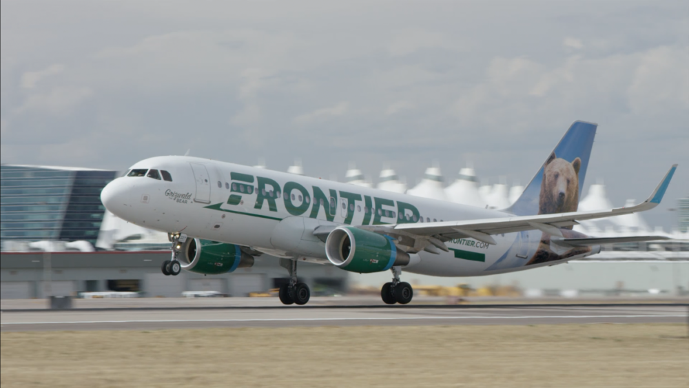 Frontier Airlines take-off