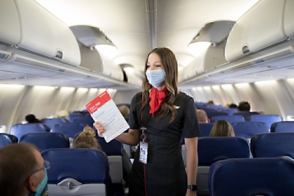 Southwest flight attendant