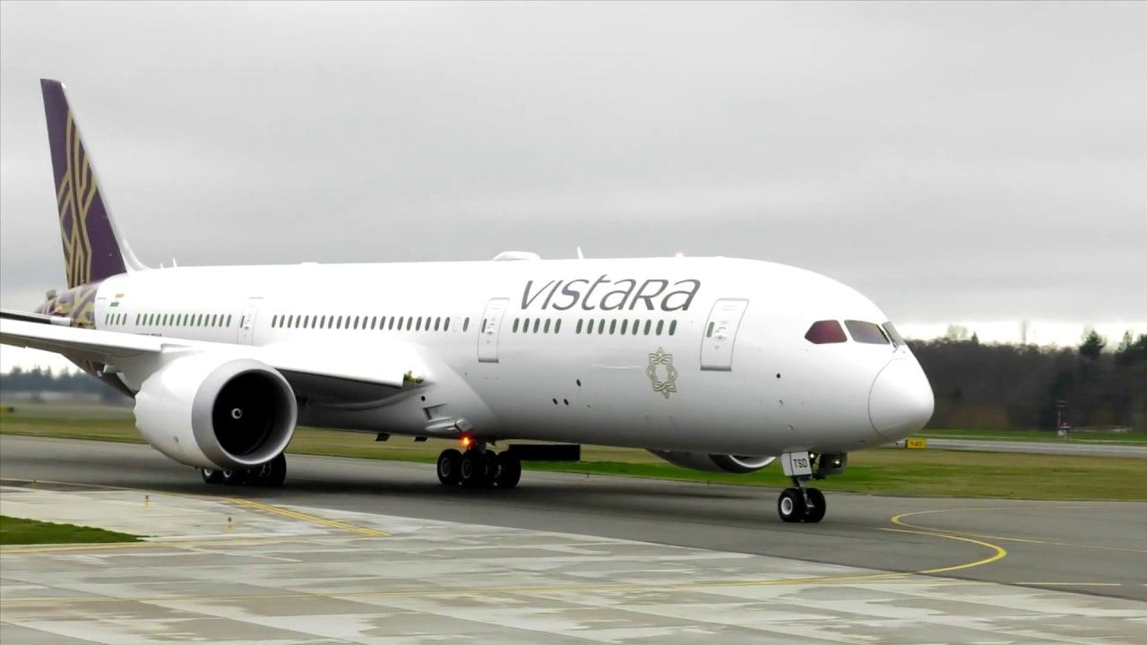 Vistara航空 Boeing 787-9 1/500 vistara-boeing-787-9-landing-